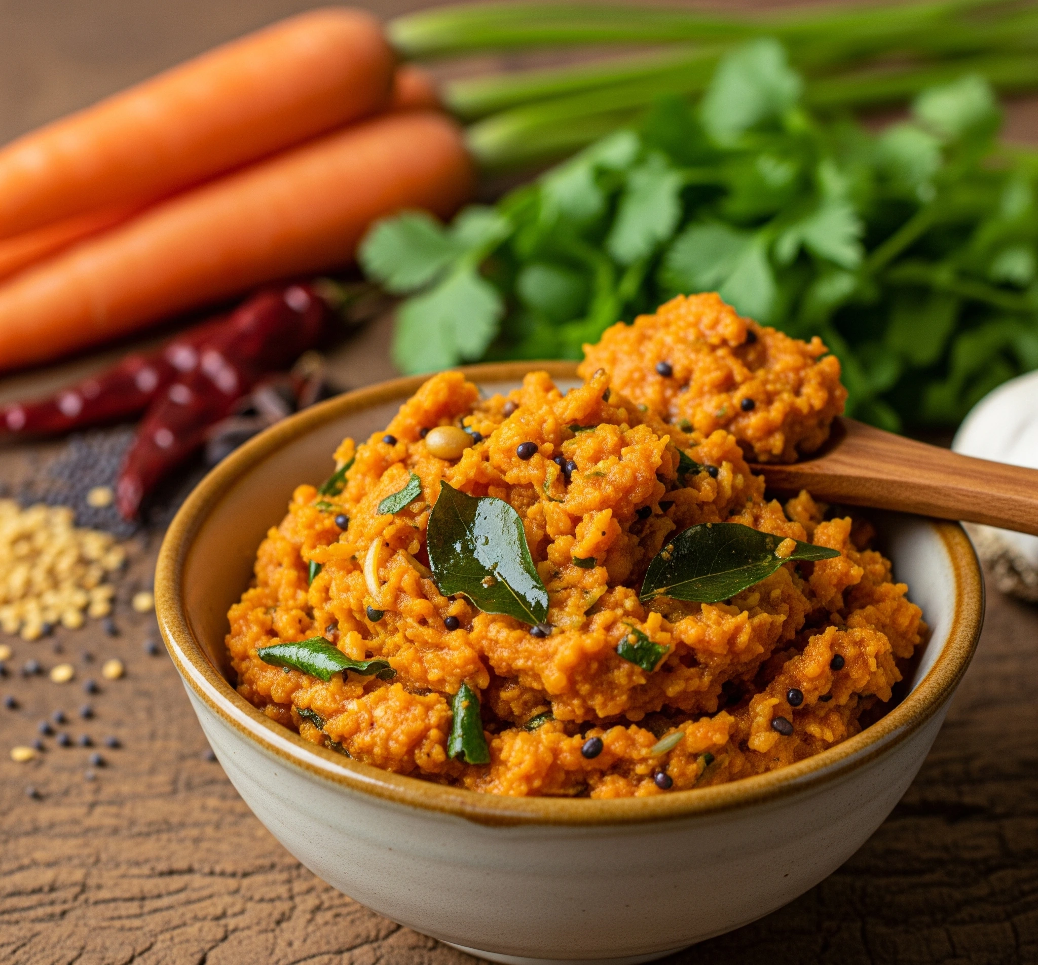 Carrot Chutney Recipe