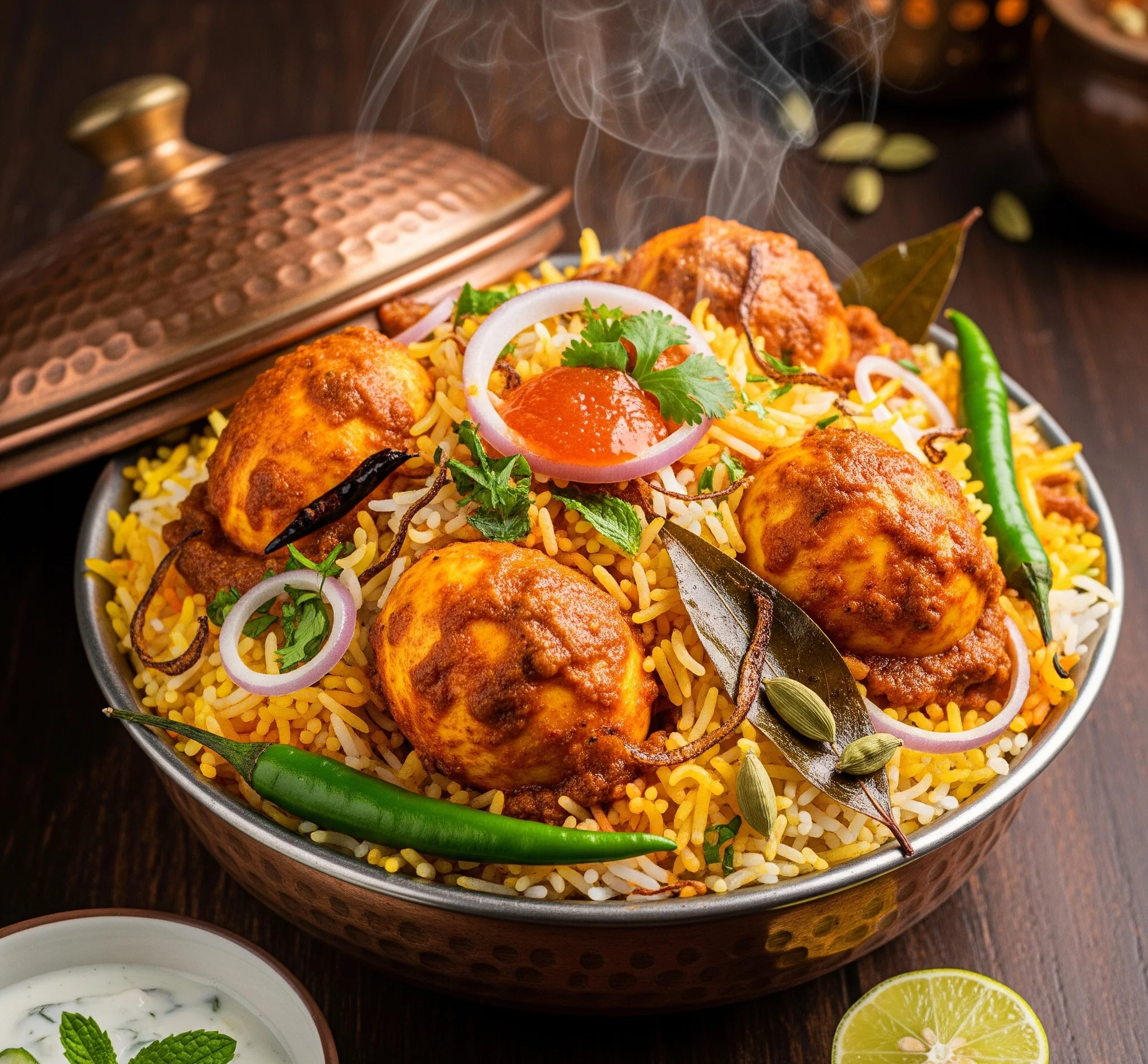 Egg Curry Biryani Recipe
