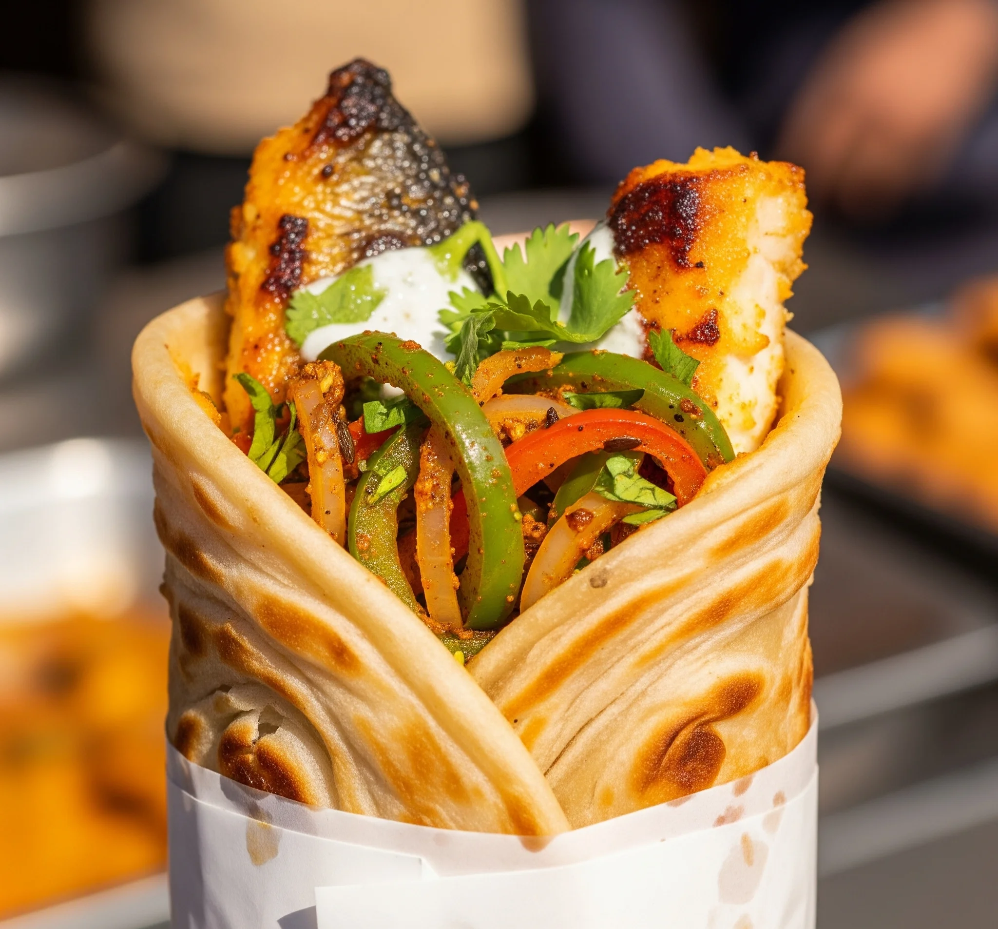 Fish Kathi Roll Recipe