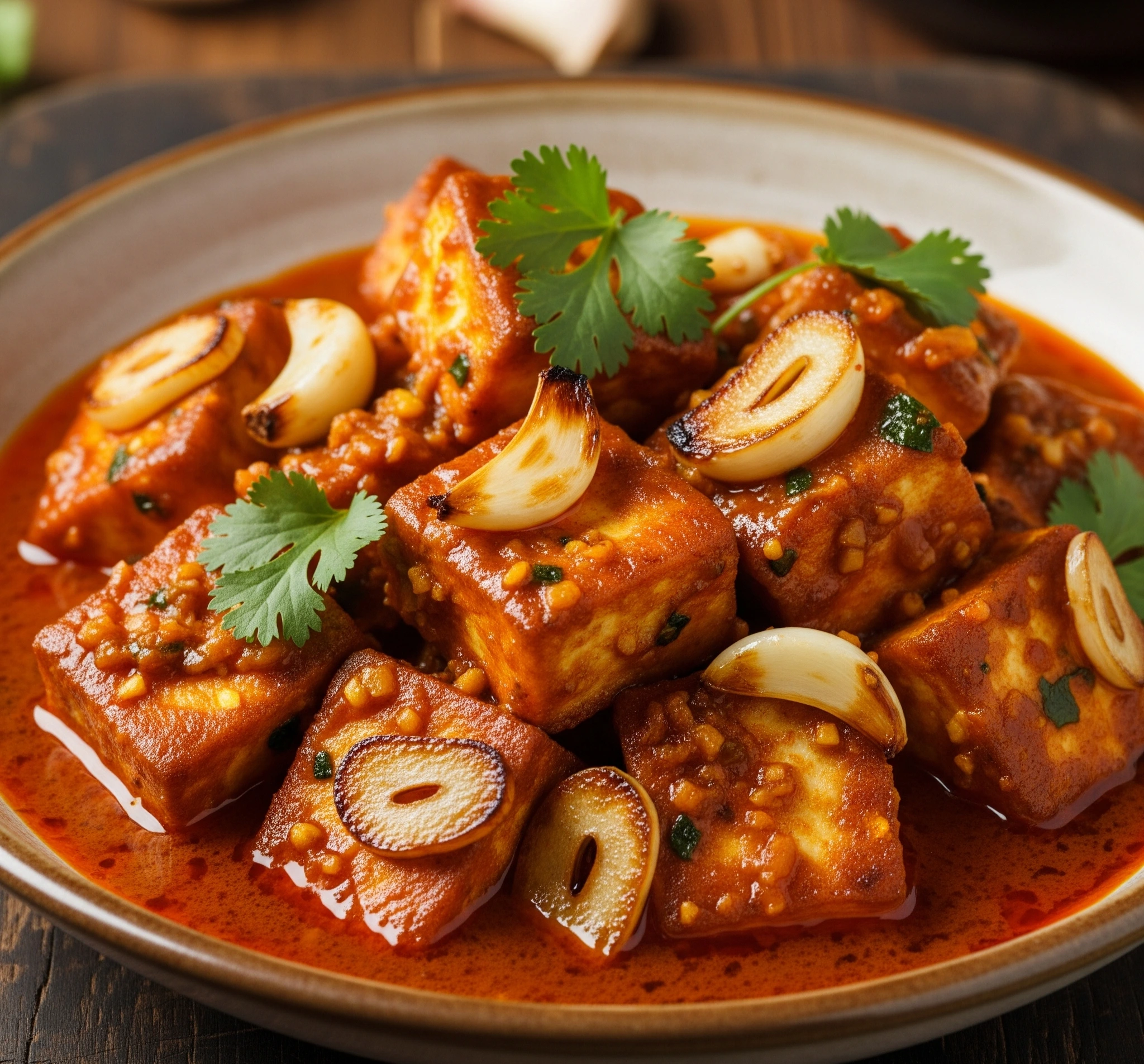 Garlic Paneer Recipe