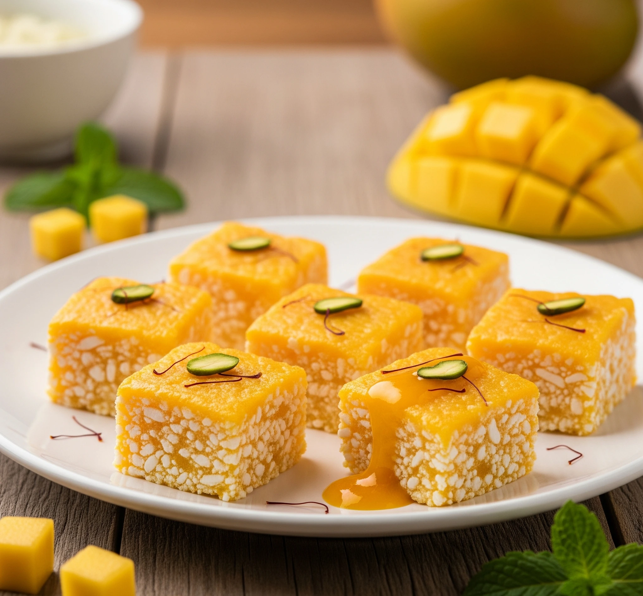 Mango Kalakand Recipe