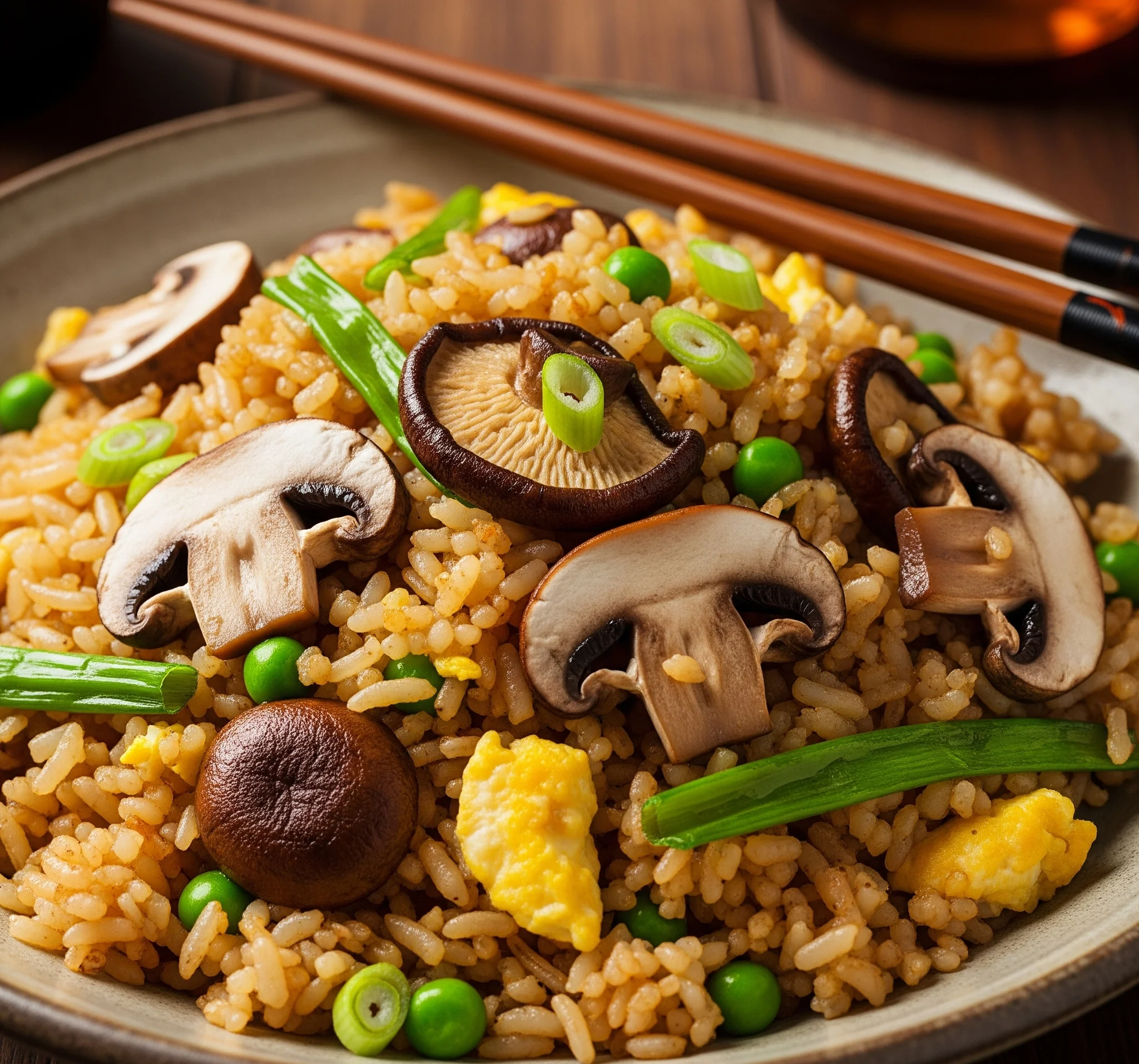 Mushroom Fried Rice Recipe