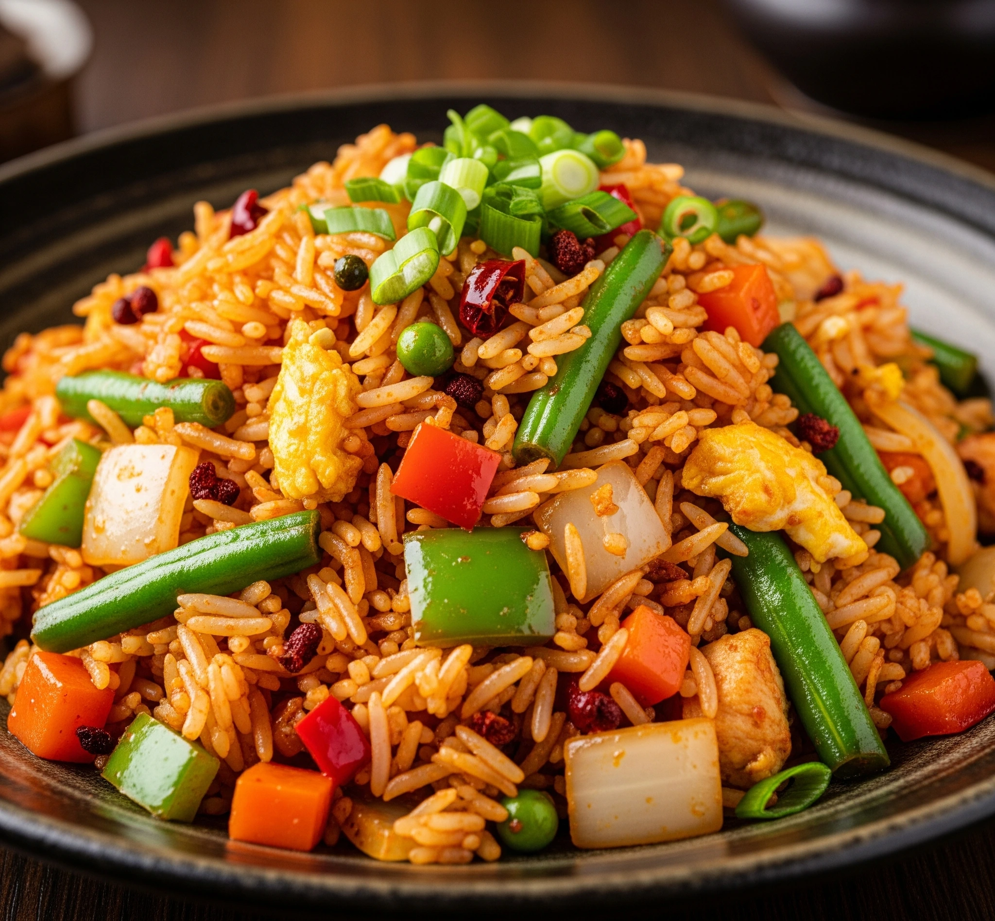 Schezwan Fried Rice Recipe