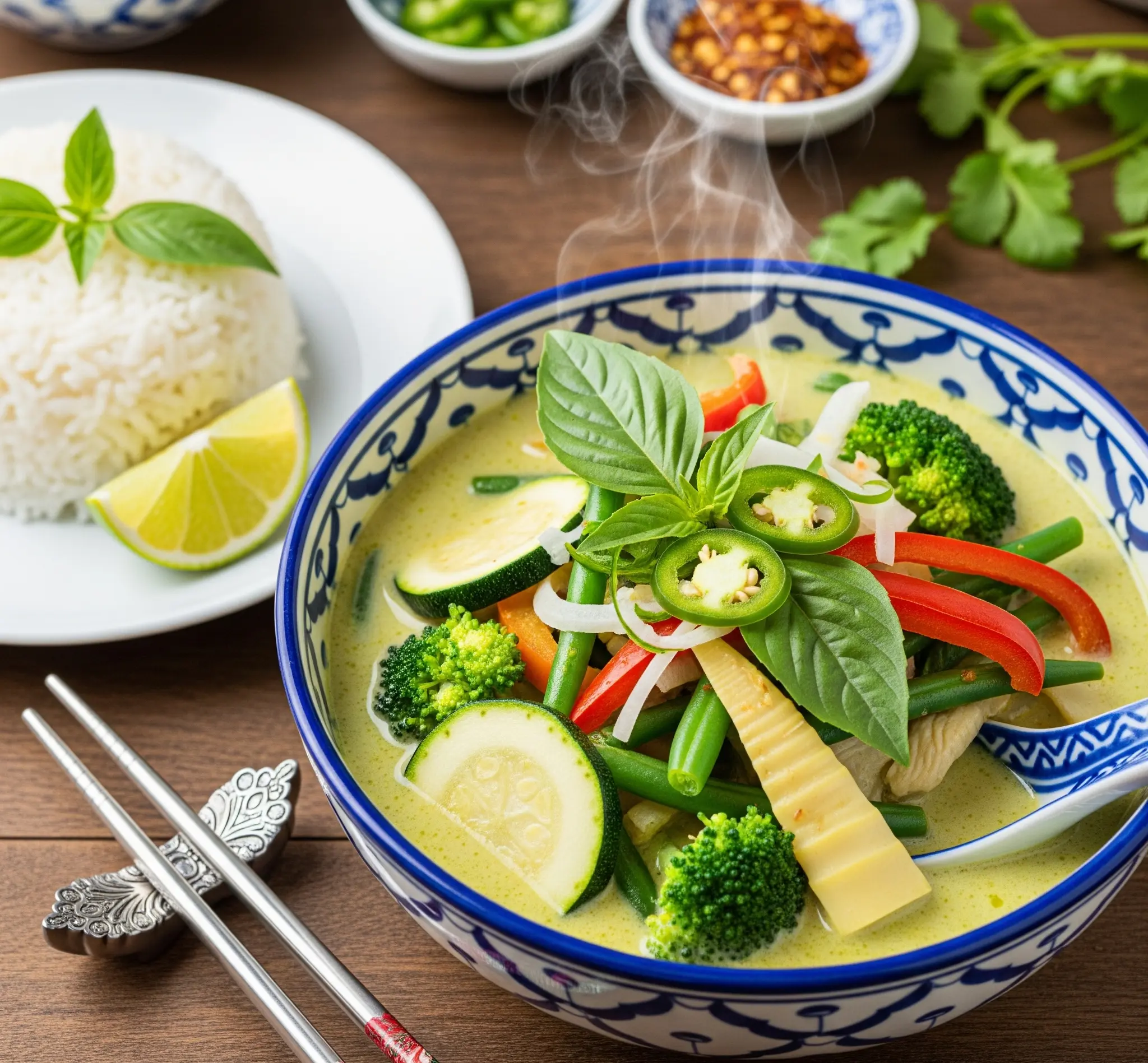 Thai Green Curry (Veg) Recipe